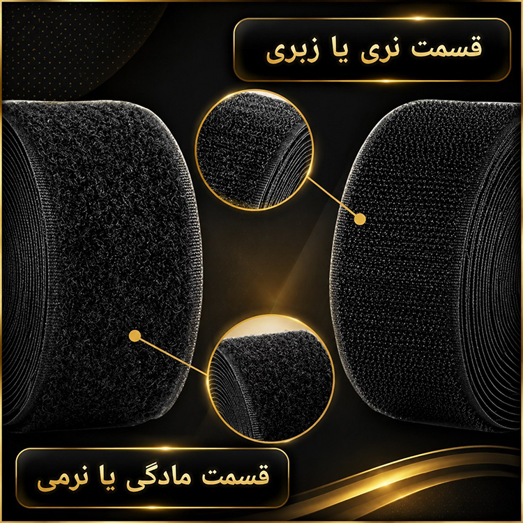 چسب-نرم-و-زبر-پرده-مغناطیسی